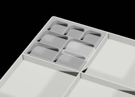 Modular Paint tray Square (Insert)